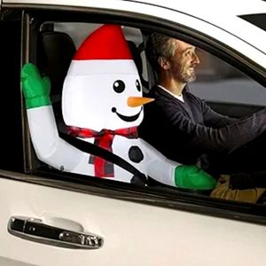 Gemmy CAR BUDDY Snowman-NIB!